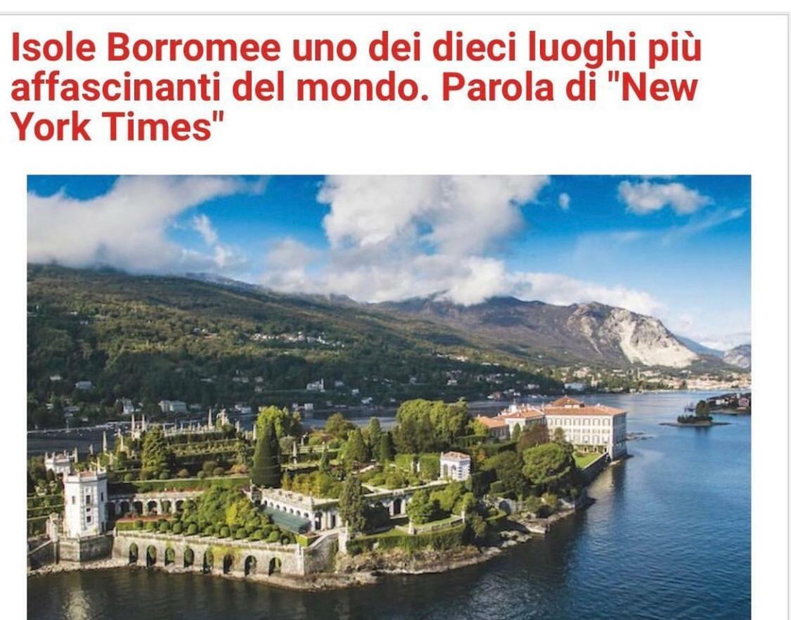 Artelago Silver Panoramic Lake View Baveno Bagian luar foto